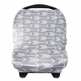 img 4 attached to 🤱 Yoofoss Nursing Cover Breastfeeding Scarf - Multi-use Baby Car Seat Covers, Infant Stroller Cover, Carseat Canopy for Girls and Boys
