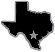 🌟 silver and black texas sticker lone star state car decal, truck bumper sticker - satx, pack of 5 логотип