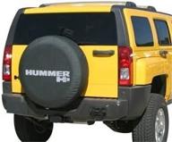 🚗 gm licensed genuine soft tire cover for boomerang 2005-2010 hummer h3 - non-reflective logo