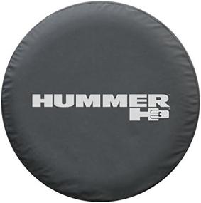 img 2 attached to 🚗 GM Licensed Genuine Soft Tire Cover for Boomerang 2005-2010 Hummer H3 - Non-Reflective