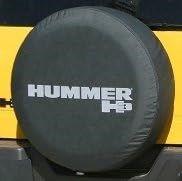 img 3 attached to 🚗 GM Licensed Genuine Soft Tire Cover for Boomerang 2005-2010 Hummer H3 - Non-Reflective