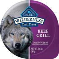 🐶 blue buffalo wilderness trail trays - high protein, natural wet dog food for adult dogs - 3.5-oz cups logo