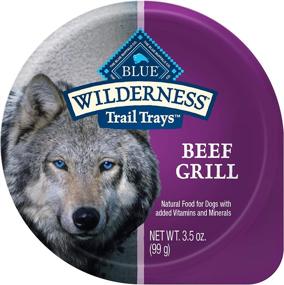 img 4 attached to 🐶 Blue Buffalo Wilderness Trail Trays - High Protein, Natural Wet Dog Food for Adult Dogs - 3.5-oz Cups