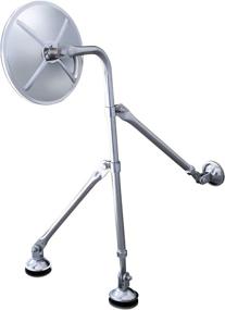 img 3 attached to 🔍 United Pacific 60036 Stainless Steel Tripod Fender Mirror Mount: Adjustable Round Convex Mirror with Chrome Plated Finish - Wide Angle, ONE unit