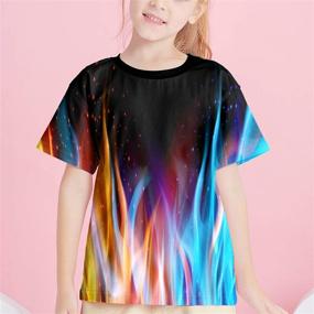 img 1 attached to Kayolece Shirts Realistic Printed Design Girls' Clothing : Tops, Tees & Blouses