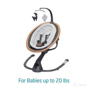 img 3 attached to 💤 Maxi-Cosi Cassia Swing: Essential Graphite - Unparalleled Comfort and Style in Baby Swings