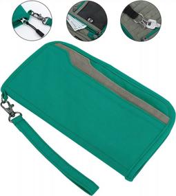 img 1 attached to Secure And Convenient Travel: ZOPPEN RFID Passport Wallet With Removable Wristlet Strap