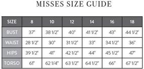 img 1 attached to Miraclesuit Womens Miracle Solids Skirted Women's Clothing : Swimsuits & Cover Ups