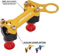 🏍️ jfg racing gold cnc dirt bike handlebar riser - enhance stability & control on drz400sm 2005-2019 логотип