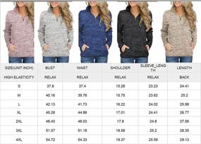 img 1 attached to Arainlo Oversized Pullover Sweater For Women - Long Sleeve Tunic Shirt With High Collar, Pocket, And 1/4 Zip - Casual And Comfortable