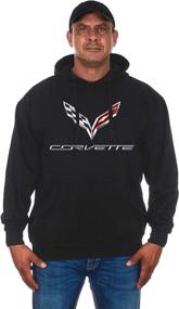 img 4 attached to Design Corvette Pullover Sweatshirt BSC6 Black