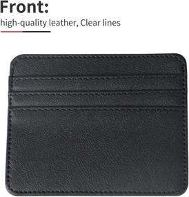 img 4 attached to Samusil Front Pocket Leather Wallet Women's Handbags & Wallets for Wallets