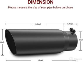 img 3 attached to IFOKA Stainless Universal Diameter Tailpipe