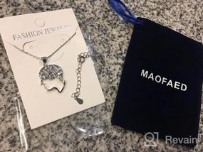 img 7 attached to 🧠 MAOFAED Behavior Analyst Gift: ABA Therapist Necklace with Mechanical Gear Brain Pendant - BCBA, Analyst Gift for Her