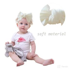 img 1 attached to NAIRUA Headbands Stretchy Newborn Toddlers Baby Care