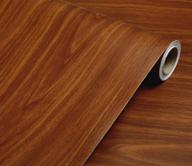 коричневый клей бумага из древесного зерна пилинг и наклейка наклейки на мебель обои шкафы полки для шкафов, 15,8 дюйма на 98 дюймов (redodeco) логотип