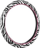 🦓 enhance your driving experience with bell automotive universal hyper-flex core steering wheel cover in zebra print логотип