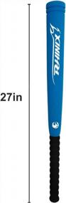 img 2 attached to PHINIX Kids Foam Baseball Bat: Lightweight 27-Inch Option For Safe And Fun Play