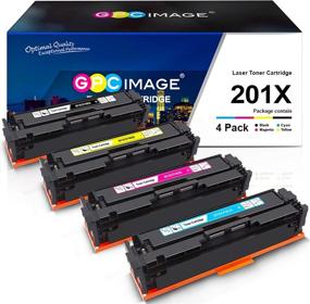 img 4 attached to 🖨️ GPC Image 201X 201A Compatible Toner Cartridge Replacement for HP CF400X CF401X CF402X CF403X CF400A - 4-Pack - Compatible with Laserjet Pro MFP M277dw M252dw M277n M252n MFP M277c6 Printer Tray