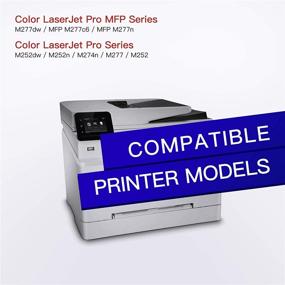 img 3 attached to 🖨️ GPC Image 201X 201A Compatible Toner Cartridge Replacement for HP CF400X CF401X CF402X CF403X CF400A - 4-Pack - Compatible with Laserjet Pro MFP M277dw M252dw M277n M252n MFP M277c6 Printer Tray