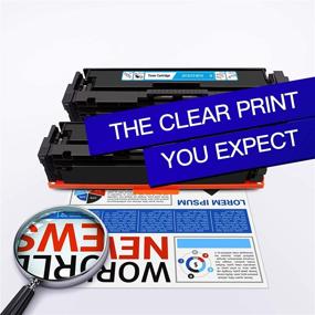 img 2 attached to 🖨️ GPC Image 201X 201A Compatible Toner Cartridge Replacement for HP CF400X CF401X CF402X CF403X CF400A - 4-Pack - Compatible with Laserjet Pro MFP M277dw M252dw M277n M252n MFP M277c6 Printer Tray