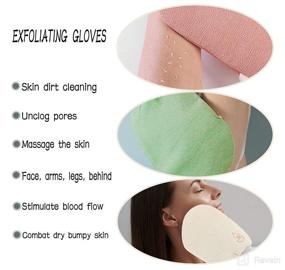 img 1 attached to 🧖 Revitalize Your Skin with Exfoliating Korean Exfoliator Scrubber Shower Tools & Accessories