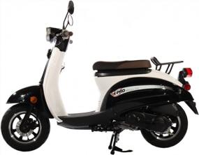 img 3 attached to X-PRO Milan 50 50Cc Moped Scooter Gas Moped Scooter 50Cc Moped Street Scooter With 10" Wheels (Factory Package, Black)
