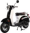 x-pro milan 50 50cc moped scooter gas moped scooter 50cc moped street scooter with 10" wheels (factory package, black) logo