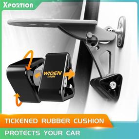 img 1 attached to 🚪 Gray Universal Car Door Step for Roof Access - Foldable Latch Step for Easy Car Access, Suitable for Most SUVs, Trucks, and Cars
