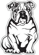 diecut english bulldog decal tumblers логотип