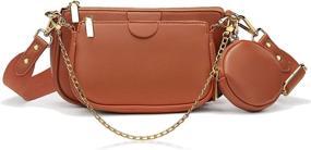 img 4 attached to Multipurpose Crossbody Leather Handbags Fashion Women's Handbags & Wallets at Crossbody Bags