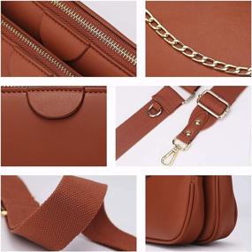 img 1 attached to Multipurpose Crossbody Leather Handbags Fashion Women's Handbags & Wallets at Crossbody Bags