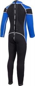 img 1 attached to Scubadonkey Kids Wetsuit - 2.5Mm Neoprene, UPF 50+, CPSC Safety Certified, Ideal For Boys, Girls And Toddlers