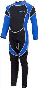 img 2 attached to Scubadonkey Kids Wetsuit - 2.5Mm Neoprene, UPF 50+, CPSC Safety Certified, Ideal For Boys, Girls And Toddlers
