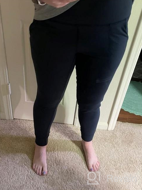 img 1 attached to Joggers For Women High Waist, Pockets, Workout Yoga Sweatpants Women'S Tapered Lounge Pants review by Faye Wright