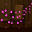 pink mini globe string lights - 16.4ft 50-led battery operated fairy lights with 8 modes for indoor/outdoor party, wedding, christmas tree & garden decorations logo