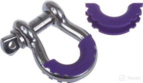 img 1 attached to 🔒 Daystar Purple D-Ring Shackle Isolator Pair: Bumper Protection & Reduced Rattling | KU70056PR, Made in USA