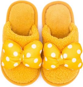 img 3 attached to 🧦 Cozy Winter Velvet Toddler Slippers for Boys - Stay Warm Indoors with Slippers at Slippers