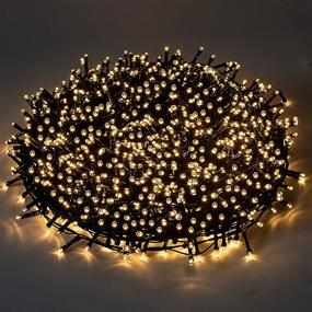 img 2 attached to Brighten Up Your Holiday Season With Joiedomi'S 1000 LED Christmas String Lights - Perfect For Indoor And Outdoor Decorations, Trees, Eaves And More!