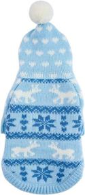 img 4 attached to 🐶 Warm Turtleneck Dog Sweaters for Large Dogs in Cold Weather - Size L | PETCEE Winter Clothes