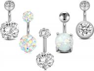 stylish and safe short belly button rings in surgical stainless steel - modrsa belly ring collection logo
