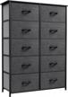 yitahome 10 drawer dresser - fabric storage tower for bedroom, living room, hallway & closets logo