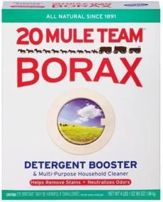 img 1 attached to 📦 65 oz. Box of 20 Mule Team Borax Detergent Booster & Multi-Purpose Household Cleaner - 1 Pack