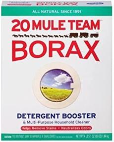 img 2 attached to 📦 65 oz. Box of 20 Mule Team Borax Detergent Booster & Multi-Purpose Household Cleaner - 1 Pack