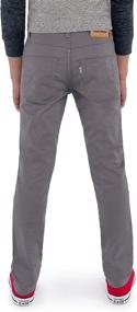 img 1 attached to 👖 Levis Boys Slim Brushed Pants: Stylish and Comfortable Boys' Clothing at Pants