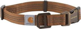 img 4 attached to Enhance Your Dog's Safety with Carhartt's Reflective Webbing Collars for Pets