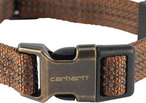 img 3 attached to Enhance Your Dog's Safety with Carhartt's Reflective Webbing Collars for Pets