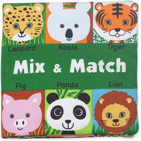 img 4 attached to 📚 Captivating Mix and Match Soft Activity Baby Book by Melissa & Doug