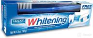 lucky whitening toothpaste with super soft formula logo