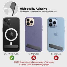 img 1 attached to PZOZ Phone Kickstand: универсальная горизонтальная и вертикальная подставка для iPhone 13 и Samsung Galaxy S22